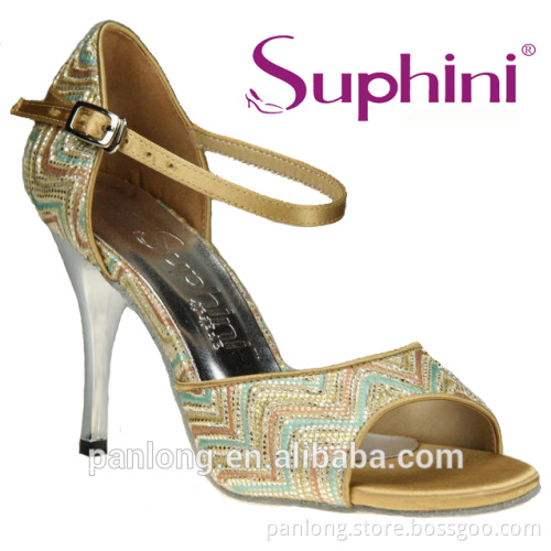 Micro Fabric Elegant Colorful Tango Flamenco Dance Shoes